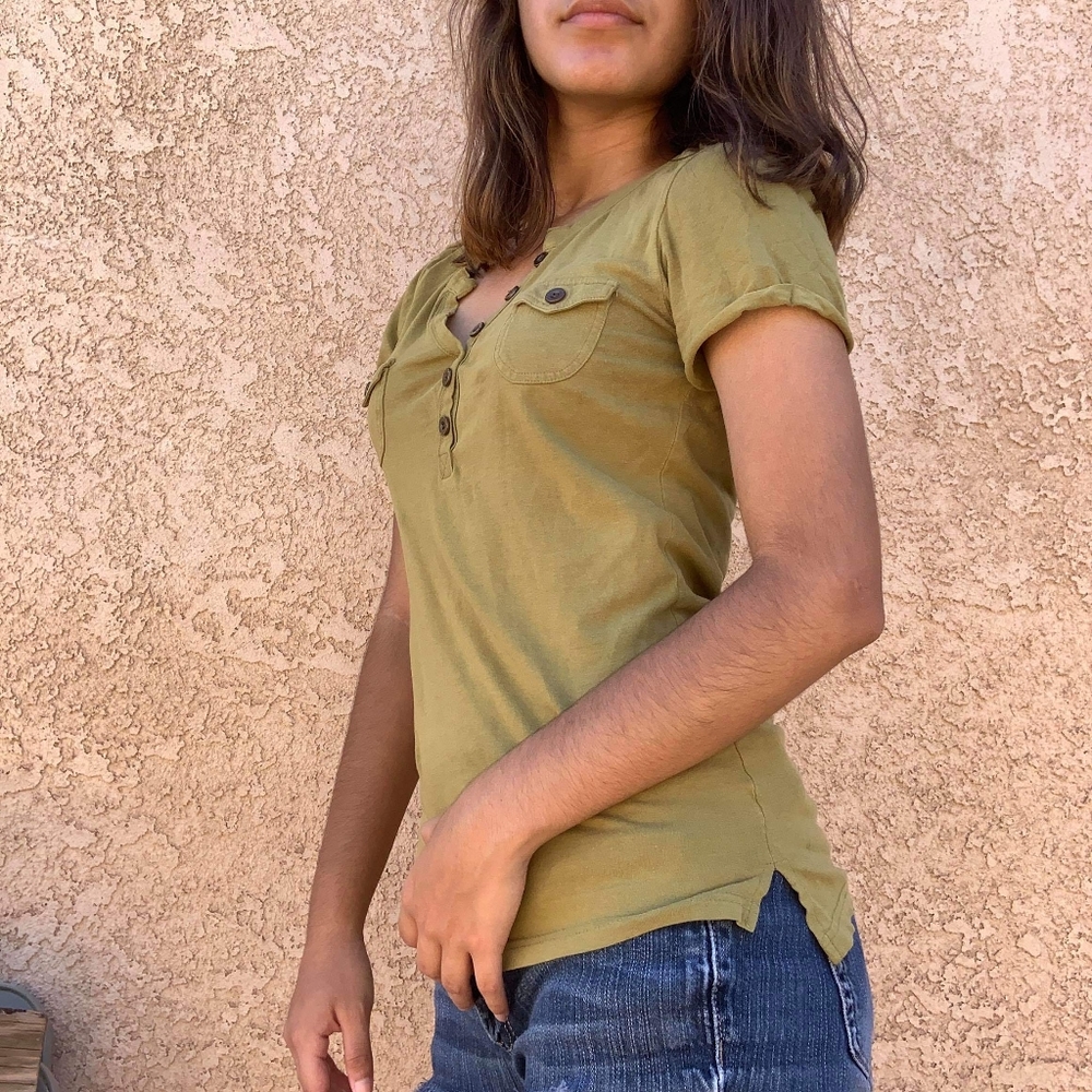 Color Story Army Green Shirt